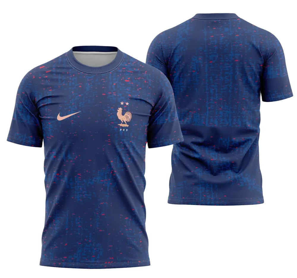 Arte Camisa França Kit Casa 2025