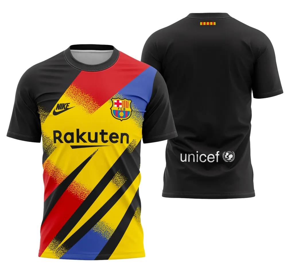 Arte Camisa Goleiro Do Barcelona 2019-2020