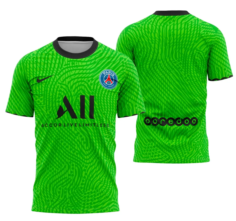 Arte Camisa Goleiro Do Psg 2020-2021