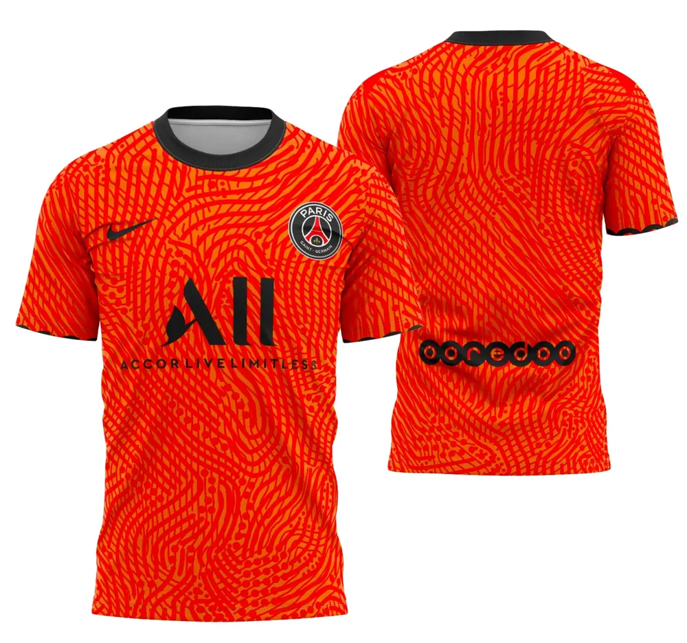 Arte Camisa Goleiro Do Psg 2020-2021 - Modelo 1