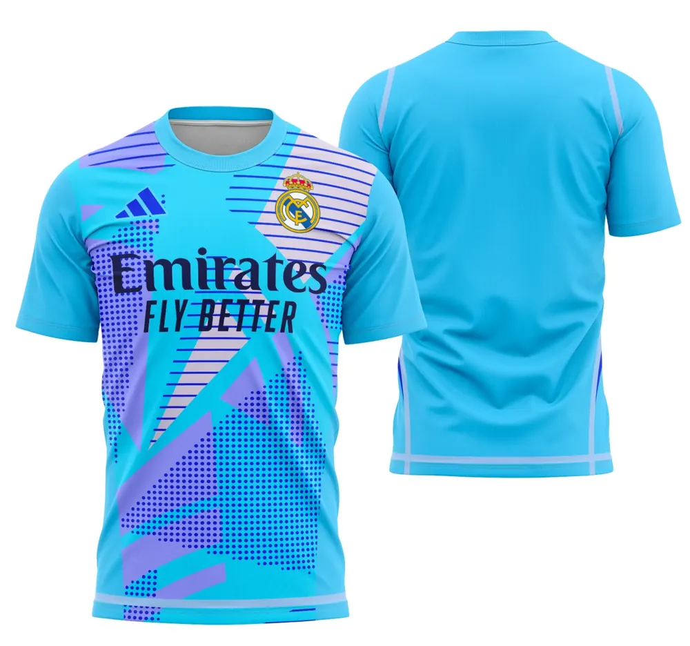 Arte Camisa Goleiro Do Real Madrid 2024-2025