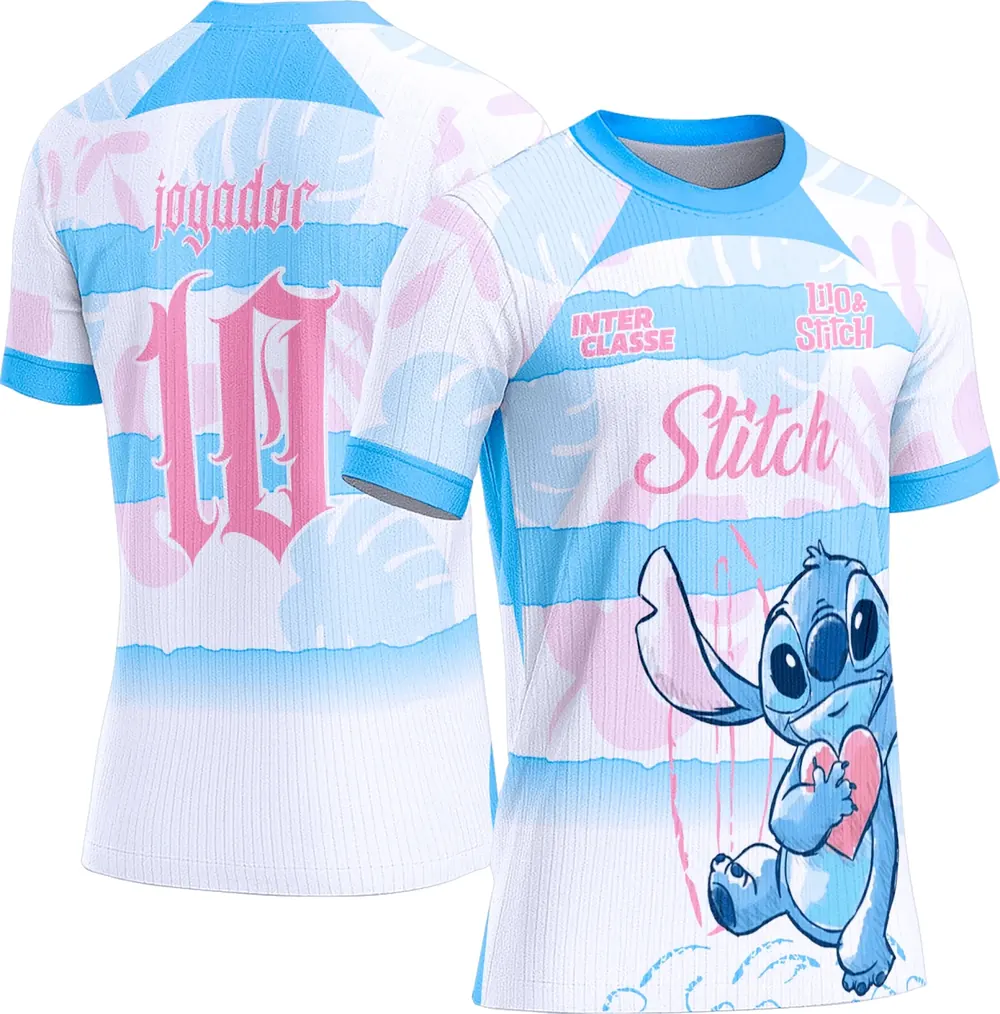 Arte Camisa Interclasse 834 Lilo e Stitch