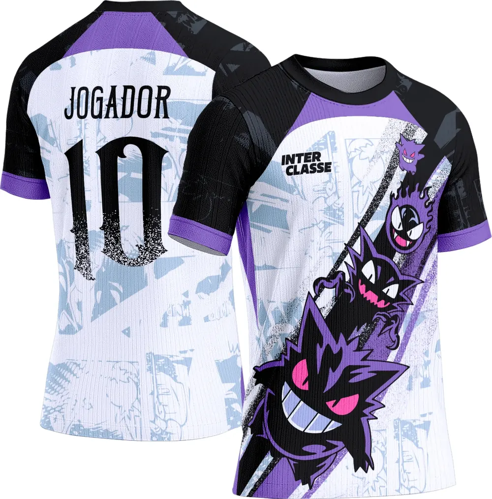 Arte Camisa Interclasse 842 Gengar Pokemon