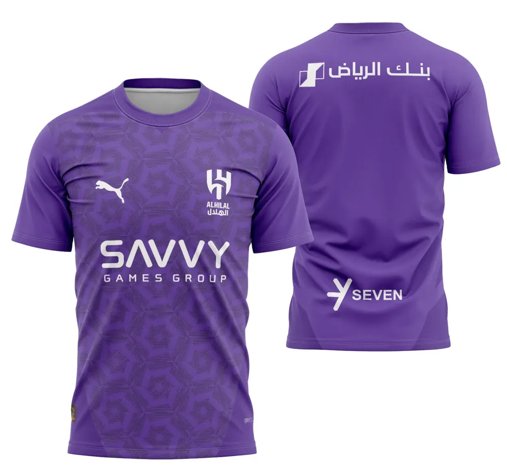 Arte Camisa Interclasse Al Hilal Terceiro 2025