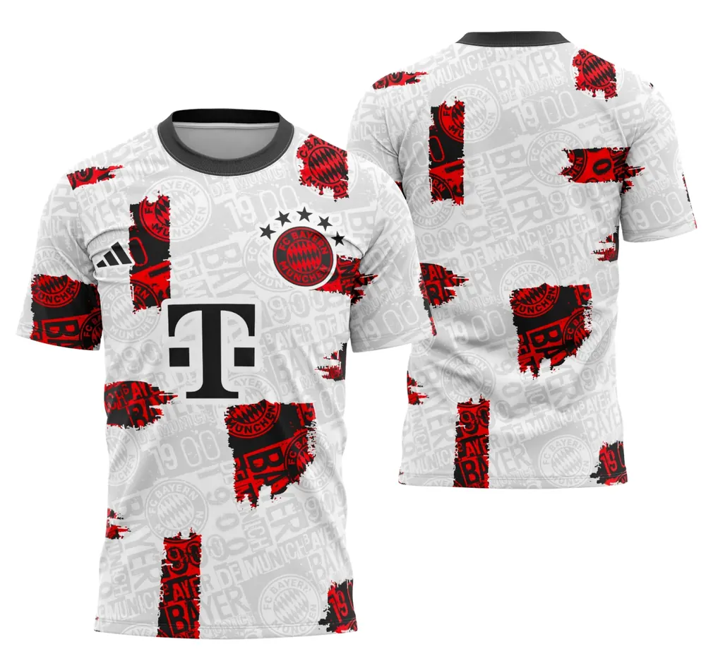 Arte Camisa Interclasse Bayern de Munique Modelo 02