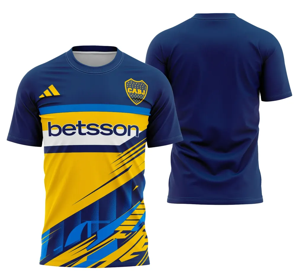 Arte Camisa Interclasse Boca Juniors