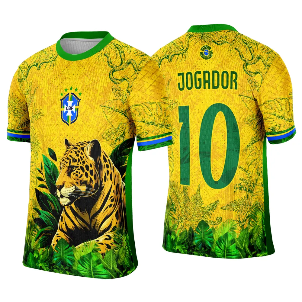 Arte Camisa Interclasse Brasil Onça