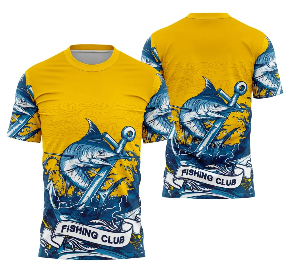 Arte Camisa Interclasse Camiseta Pesca 007