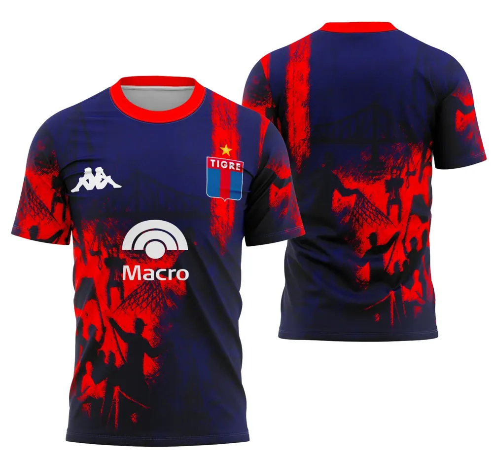 Arte Camisa Interclasse Coleção Club Atlético Tigre Del Pueblo