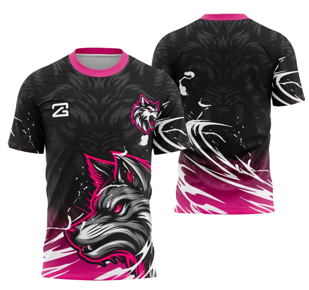 Arte Camisa Interclasse Coleção Wolf