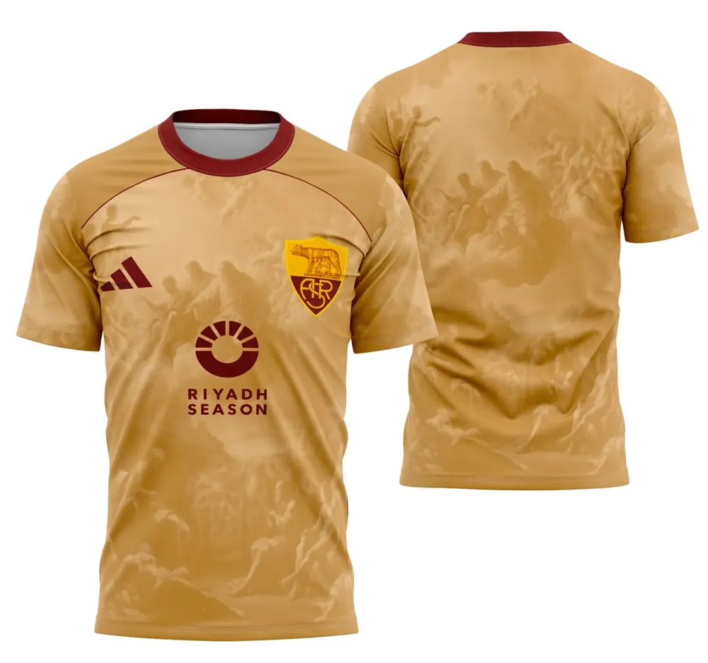 Arte Camisa Interclasse Conceito As Roma