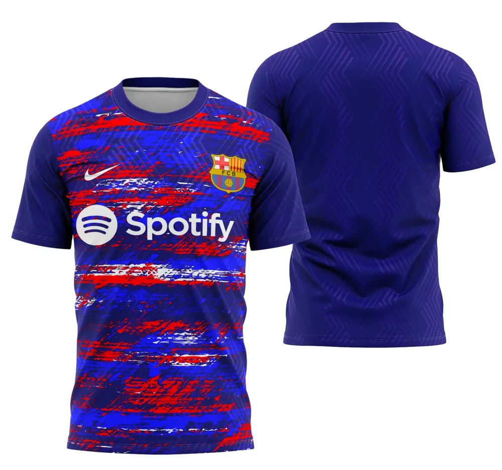 Arte Camisa Interclasse Conceito De Barcelona