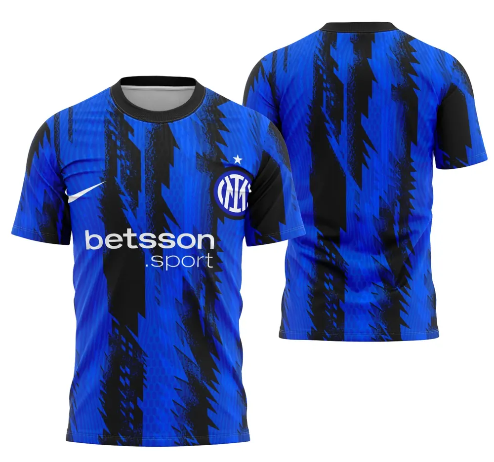 Arte Camisa Interclasse Conceito Do Inter De Milão