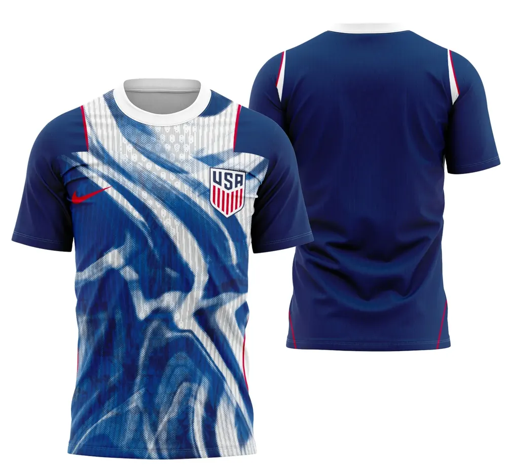 Arte Camisa Interclasse Conceito Do Terceiro Kit Dos Eua 2026
