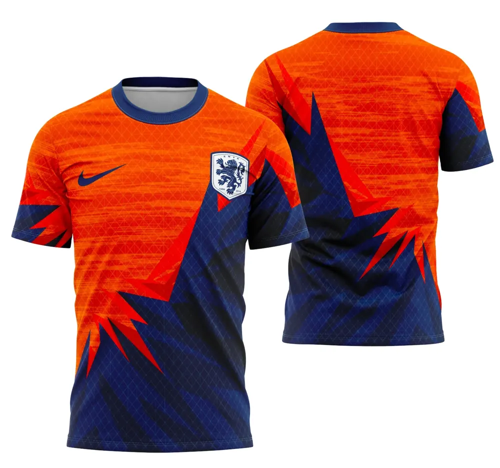 Arte Camisa Interclasse Conceito Holandês