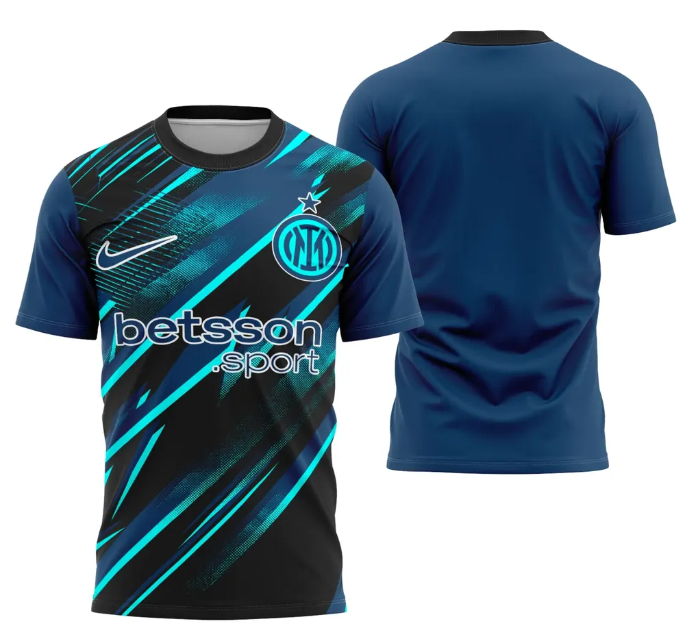 Arte Camisa Interclasse Conceito Inter De Milão - Modelo 2