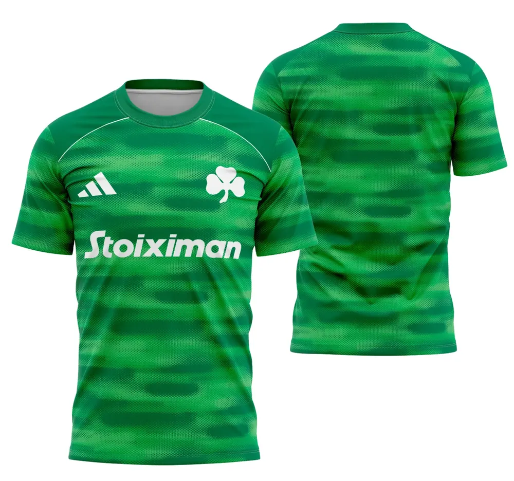 Arte Camisa Interclasse Conceito Panathinaikos