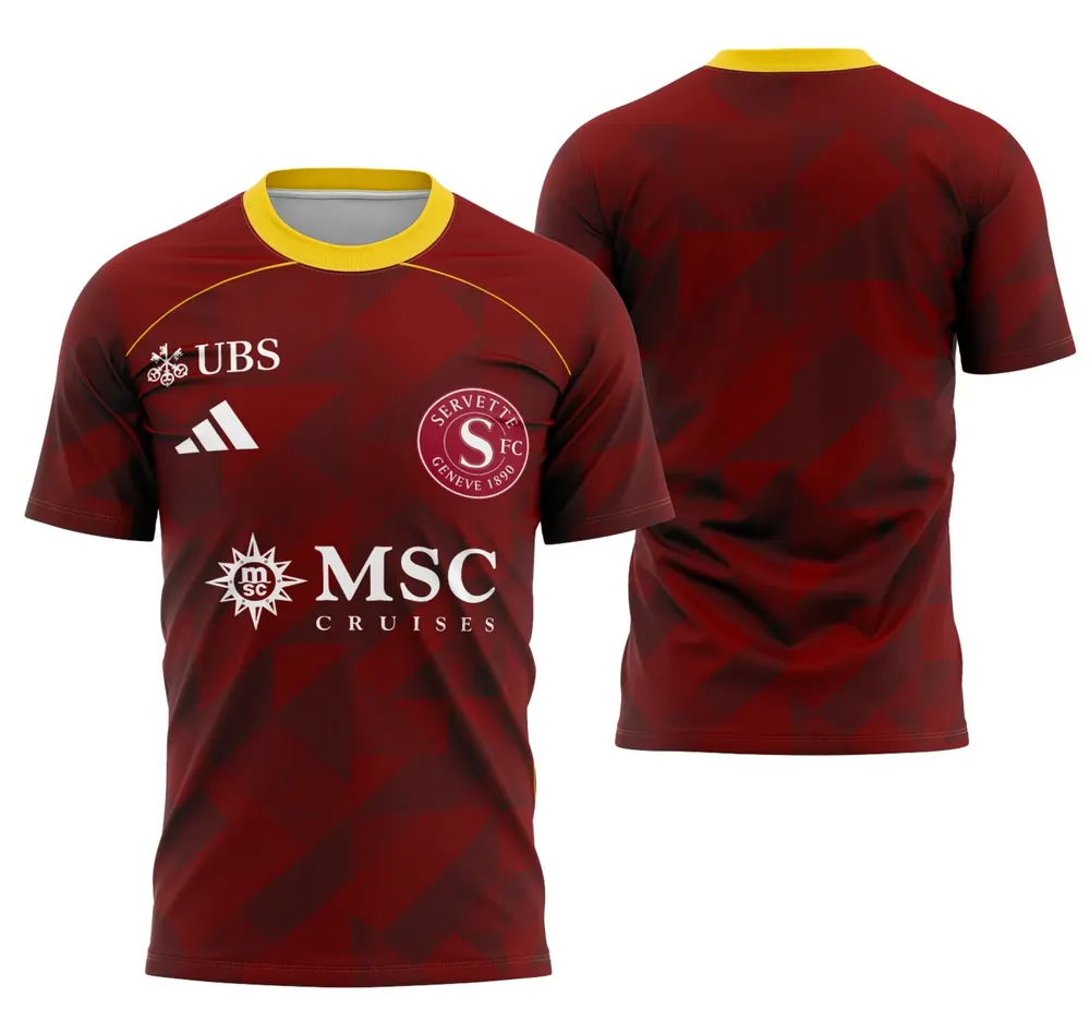 Arte Camisa Interclasse Conceito Servette Fc