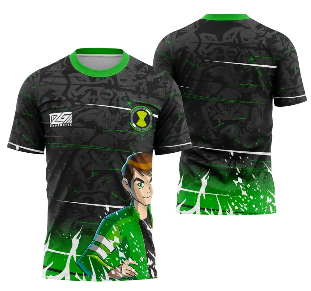 Arte Camisa Interclasse Equipe Ben 10