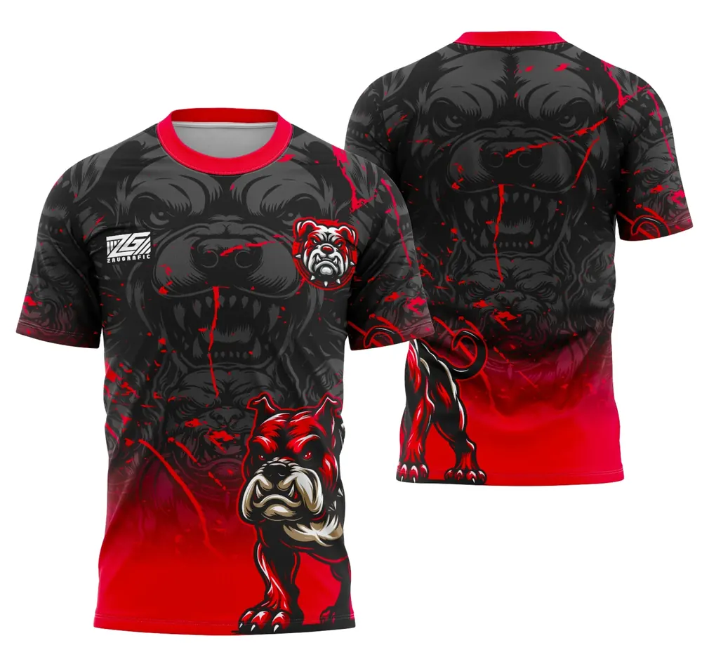 Arte Camisa Interclasse Equipe Bull Dog