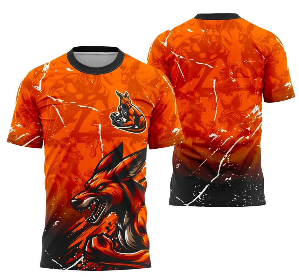 Arte Camisa Interclasse Equipe Canguru