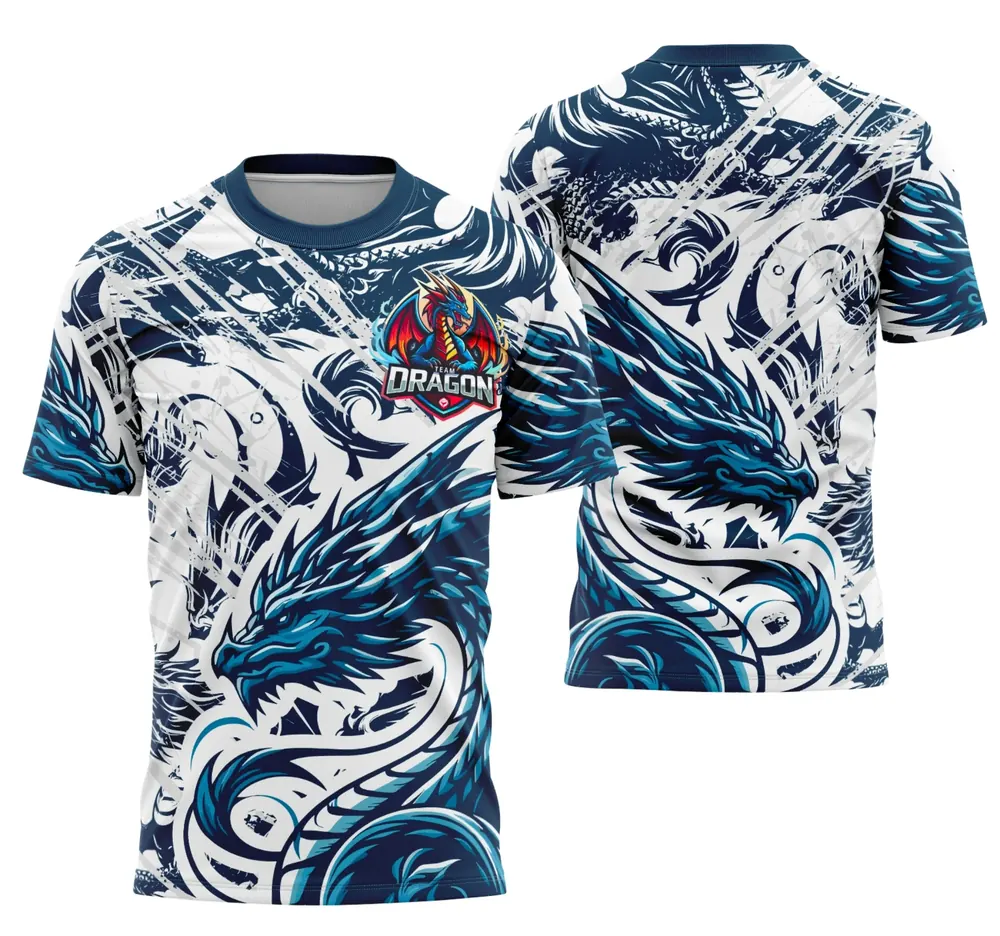 Arte Camisa Interclasse Equipe Dragão - Modelo 4