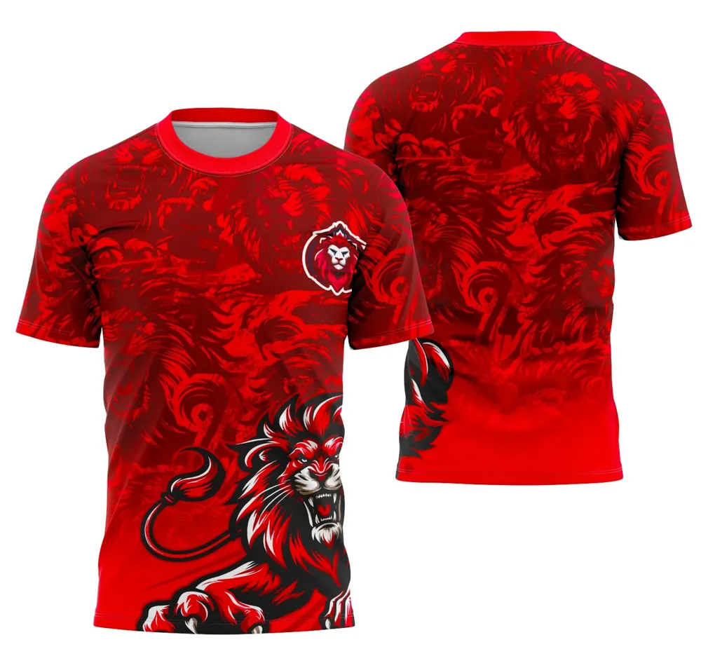 Arte Camisa Interclasse Equipe Leão - Modelo 2