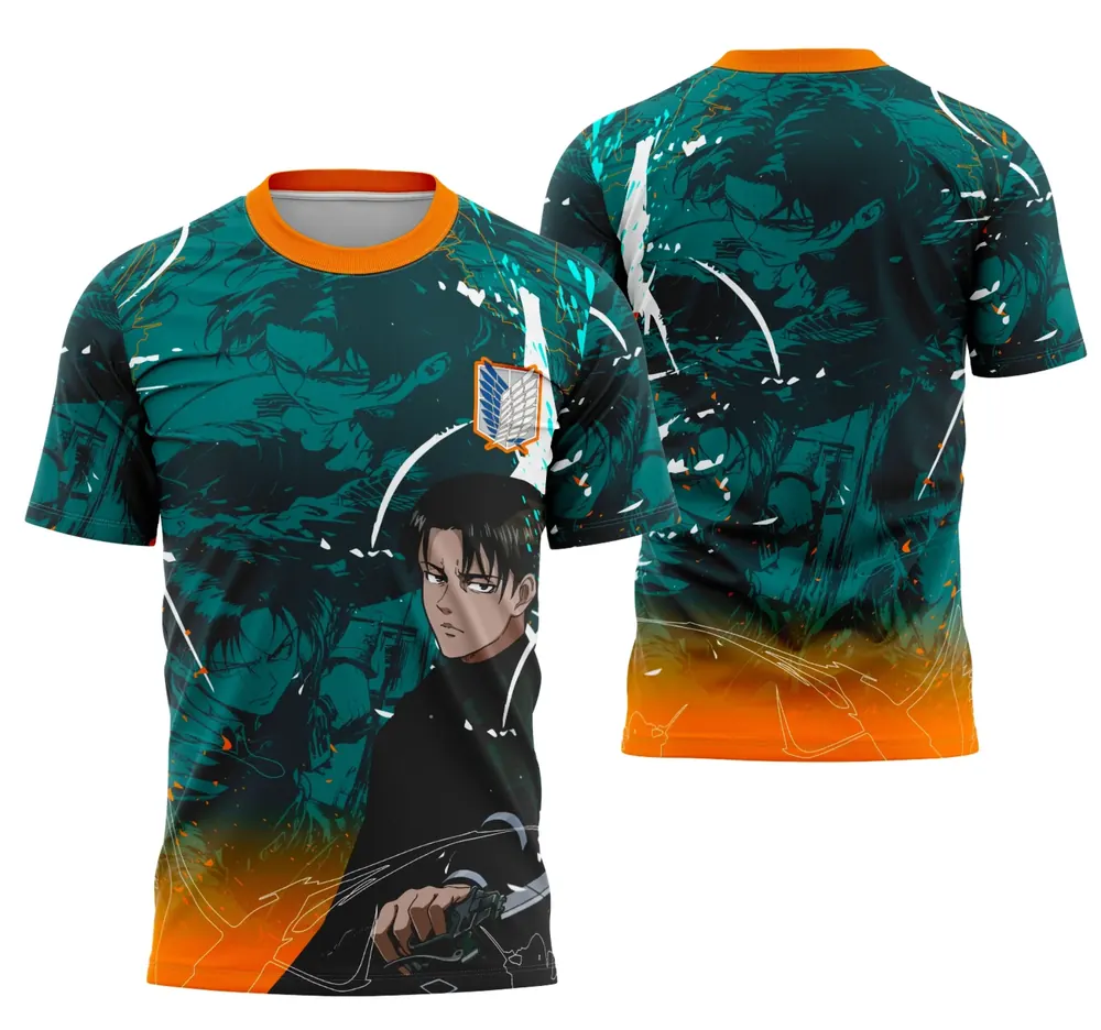 Arte Camisa Interclasse Equipe Levi Ackerman
