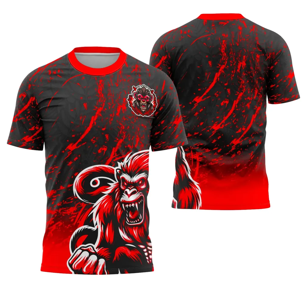 Arte Camisa Interclasse Equipe Macaco