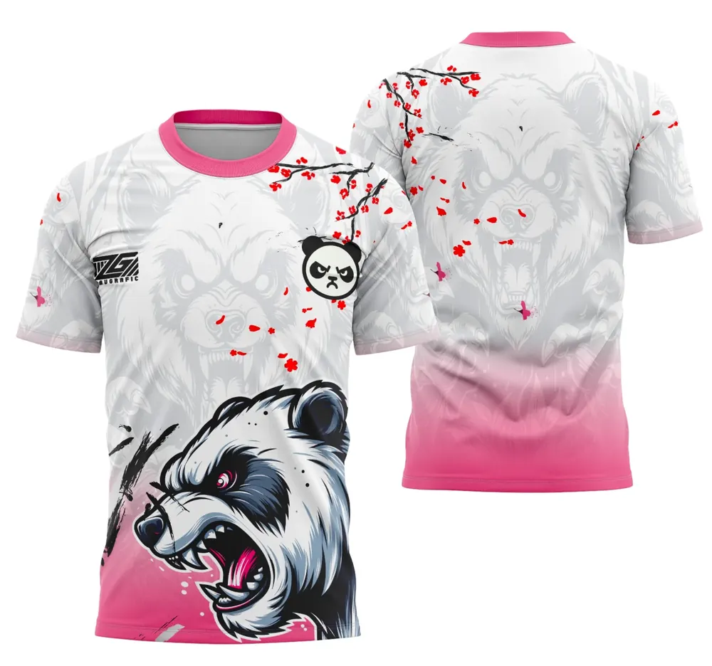 Arte Camisa Interclasse Equipe Panda