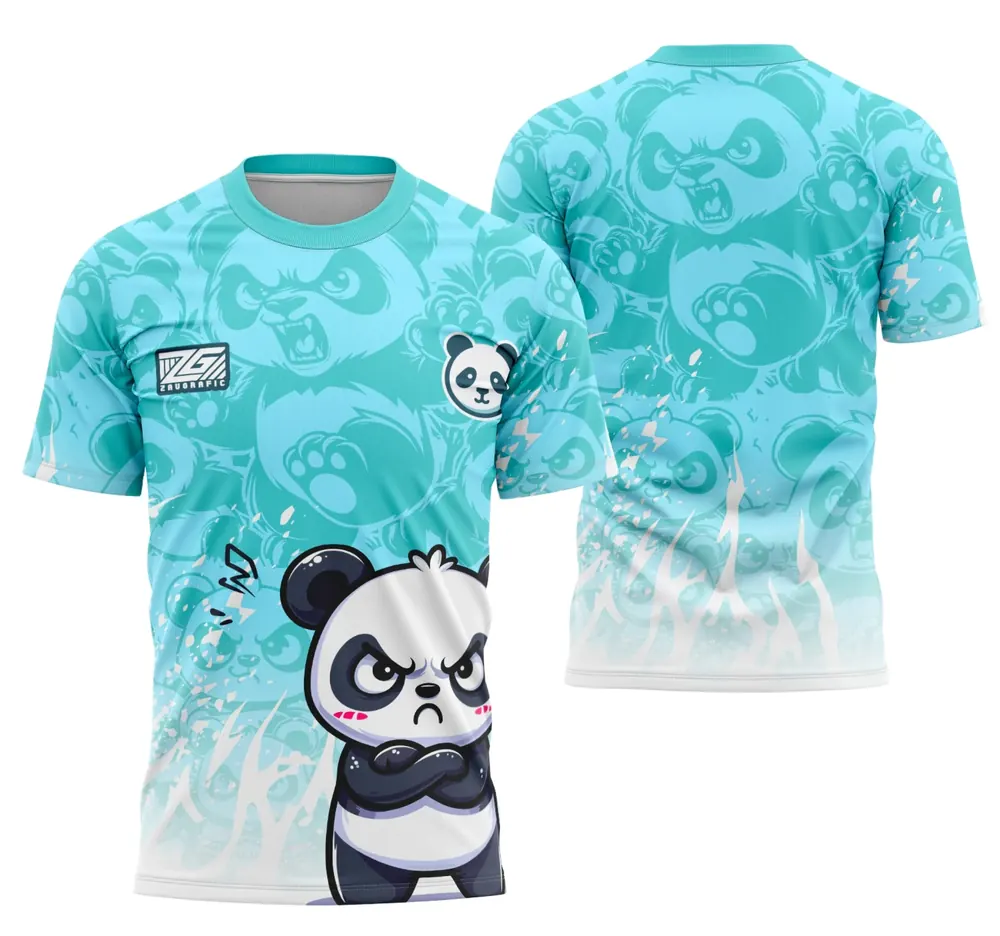 Arte Camisa Interclasse Equipe Panda Fofo