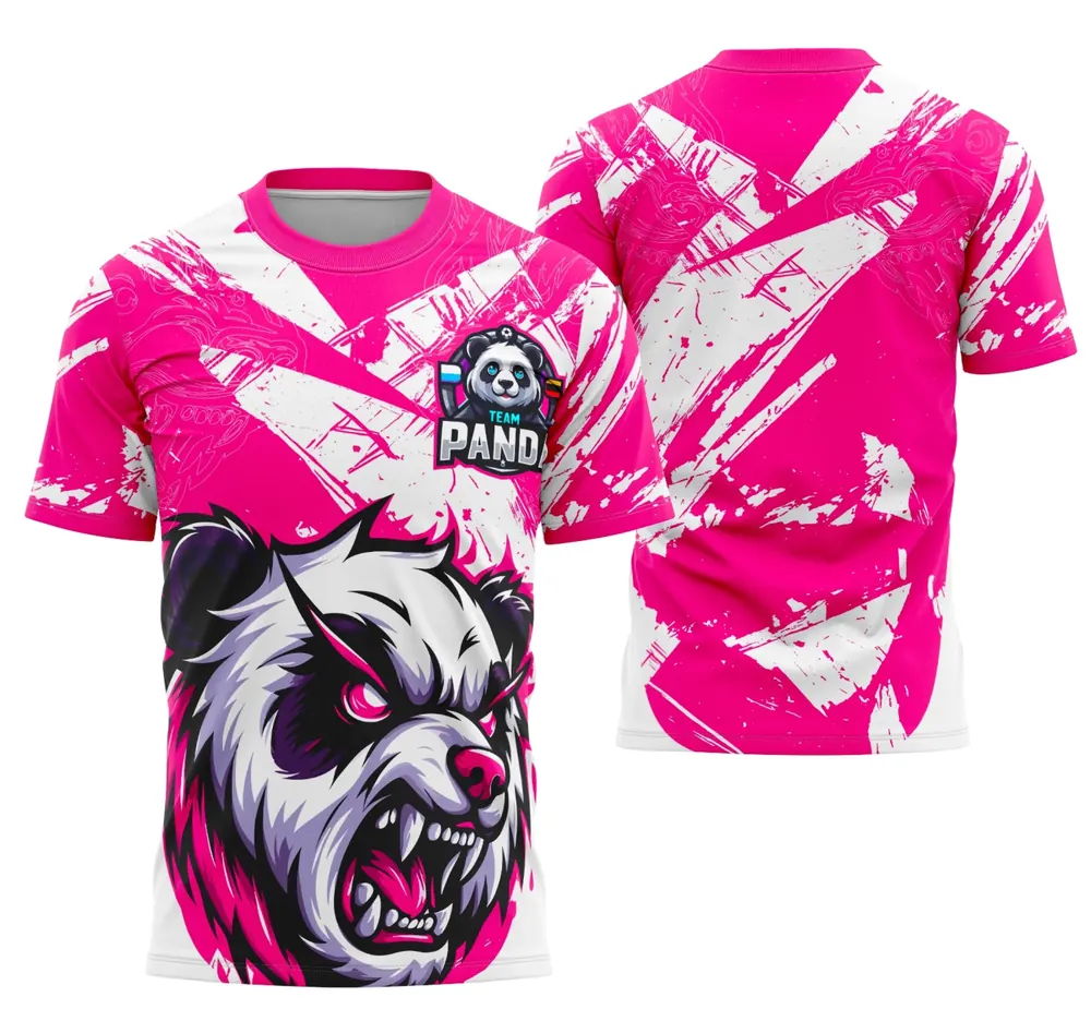 Arte Camisa Interclasse Equipe Panda - Modelo 2