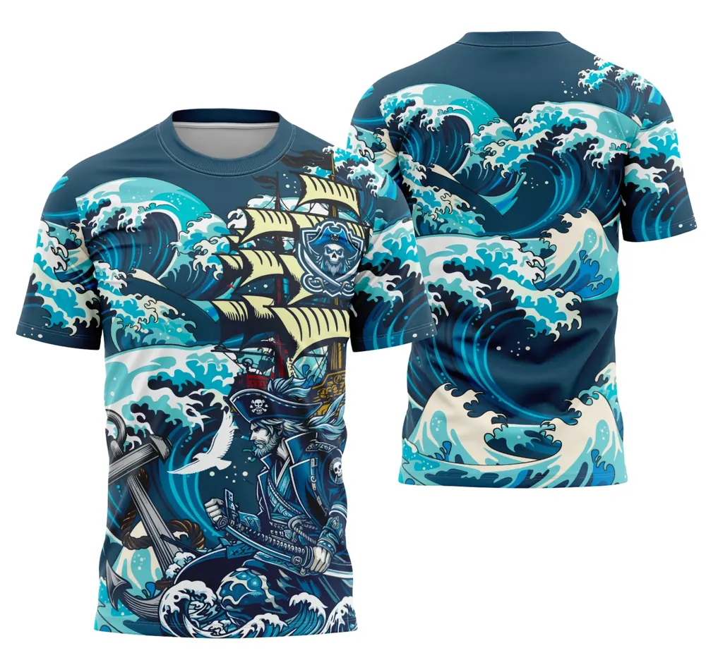 Arte Camisa Interclasse Equipe Pirata