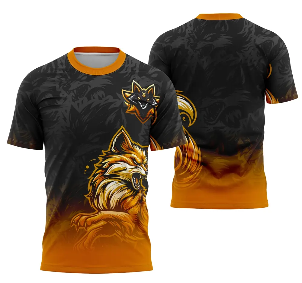Arte Camisa Interclasse Equipe Raposa