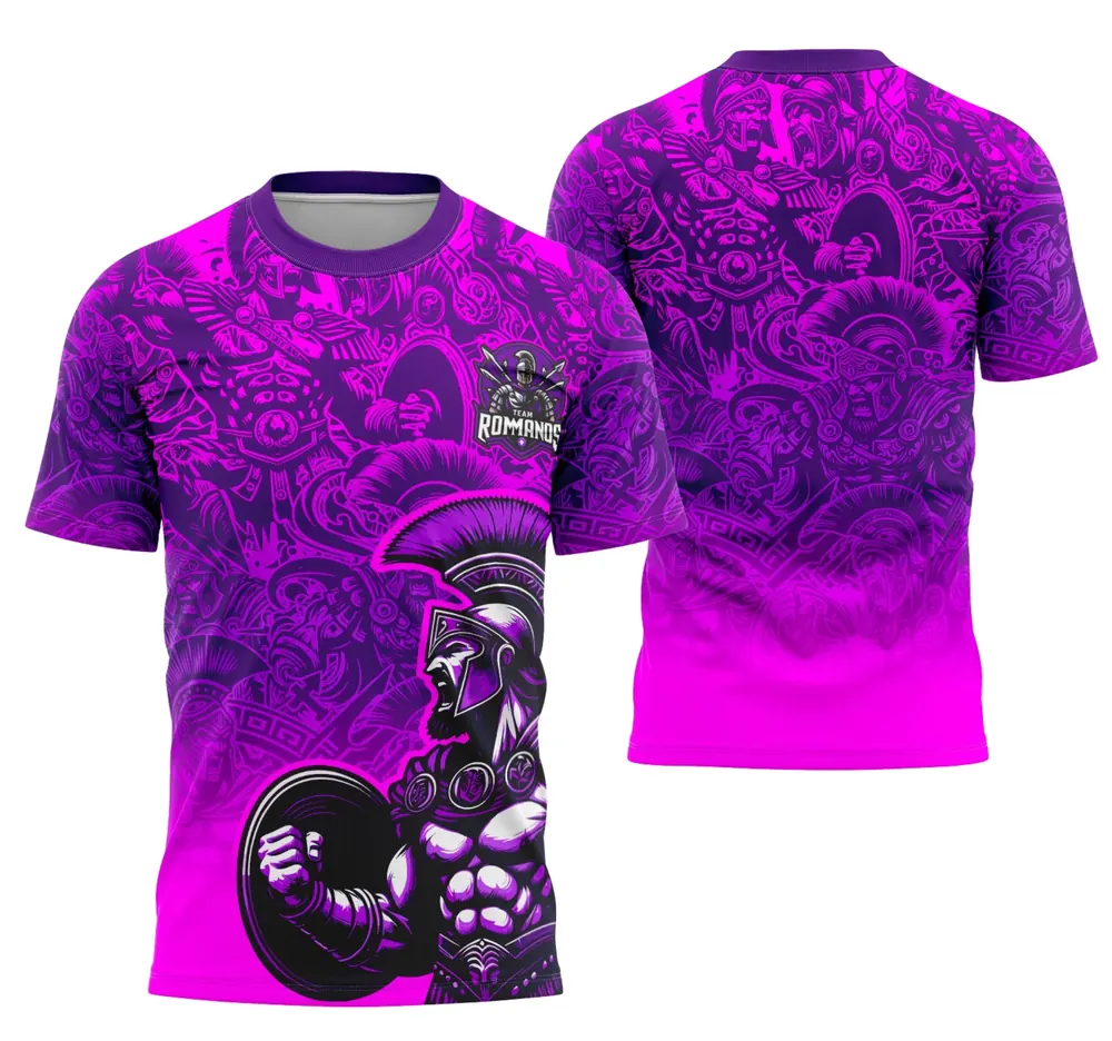 Arte Camisa Interclasse Equipe Romano