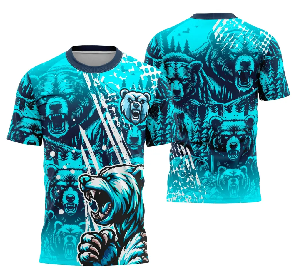 Arte Camisa Interclasse Equipe Urso