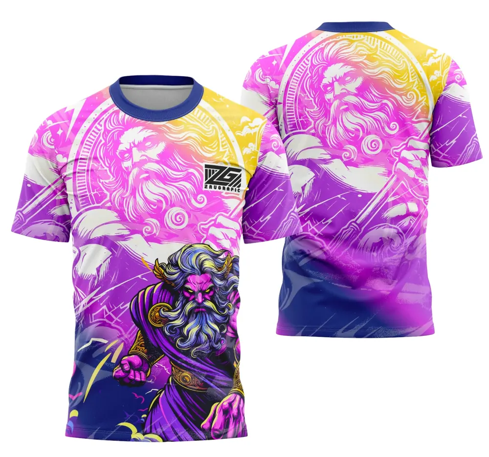Arte Camisa Interclasse Equipe Zeus