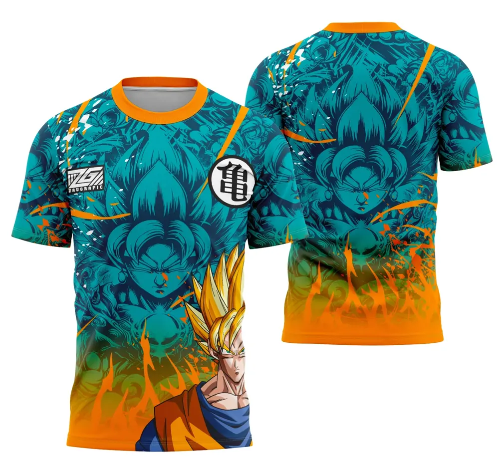 Arte Camisa Interclasse Goku