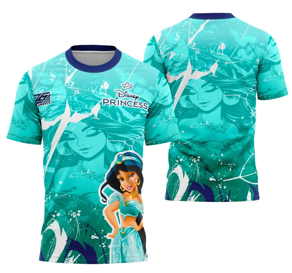 Arte Camisa Interclasse Jazmin (Série Da Disney)