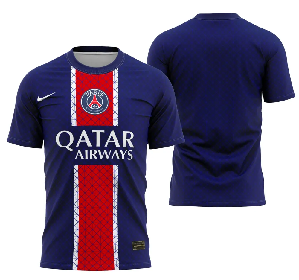 Camisa Interclasse Kit Doméstico Do Psg 25-26 Vazado