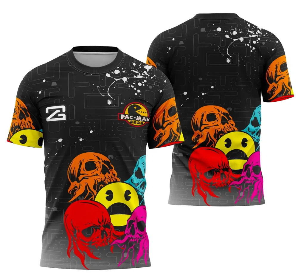 Arte Camisa Interclasse Pac-Man