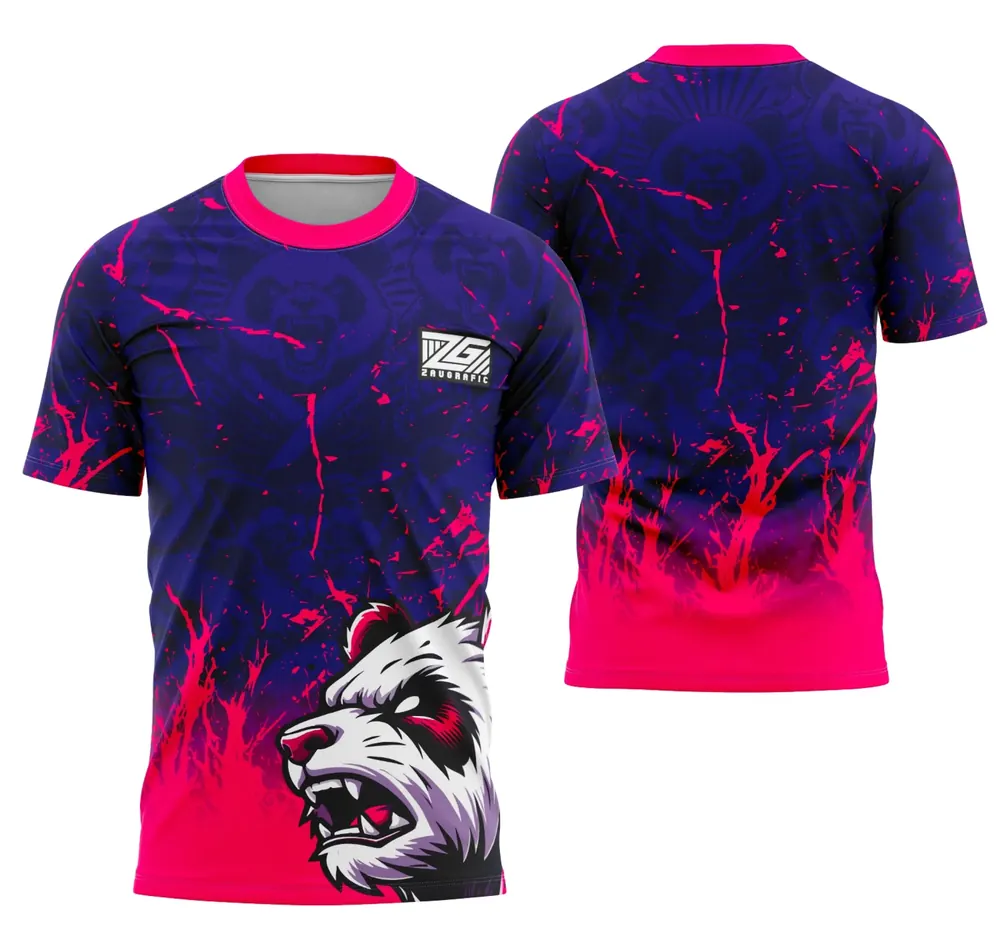 Arte Camisa Interclasse Panda