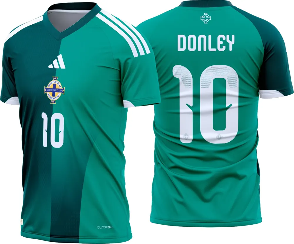 Arte Camisa Irlanda do Norte Titular 2026-28