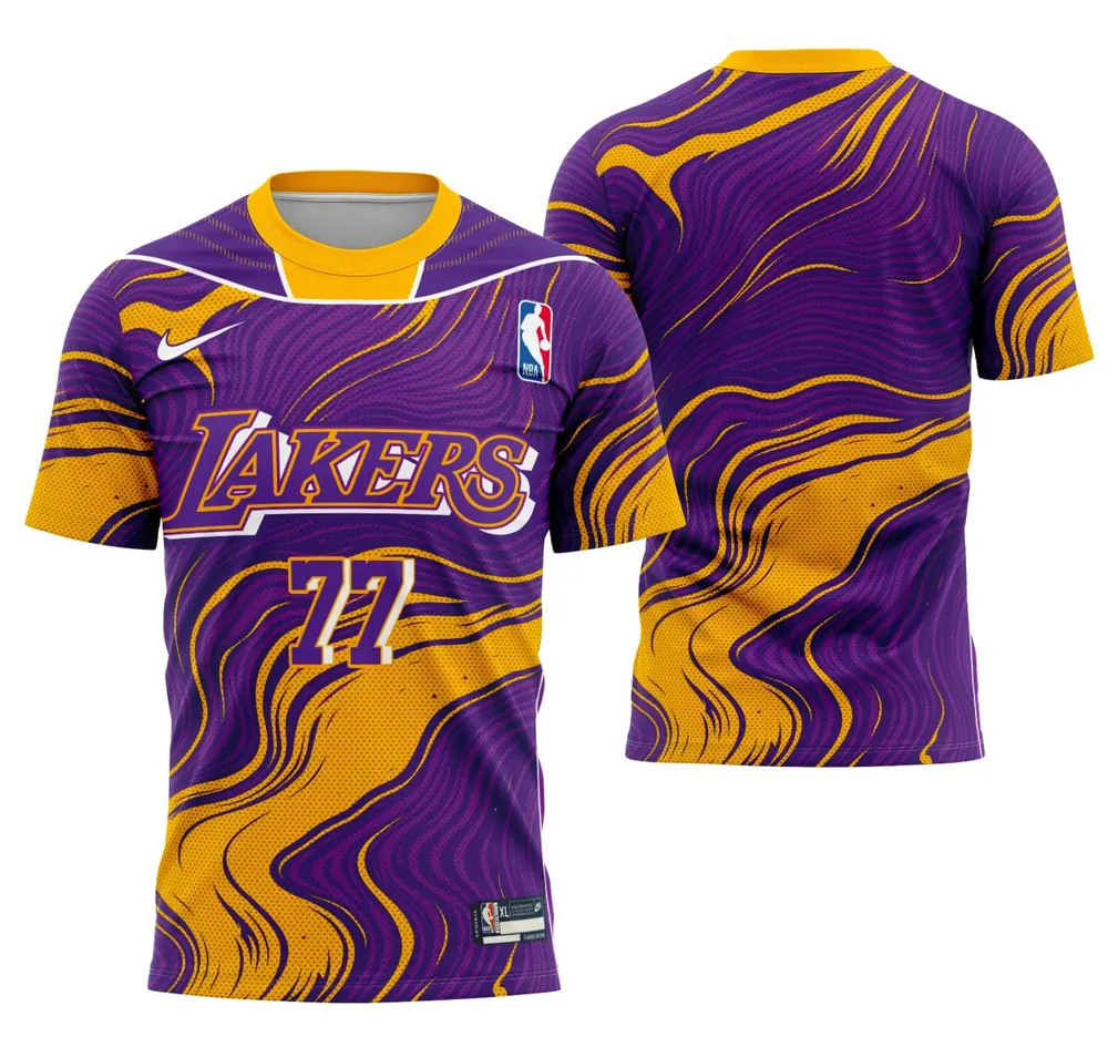 Arte Camisa Lakers Conceito Reserva