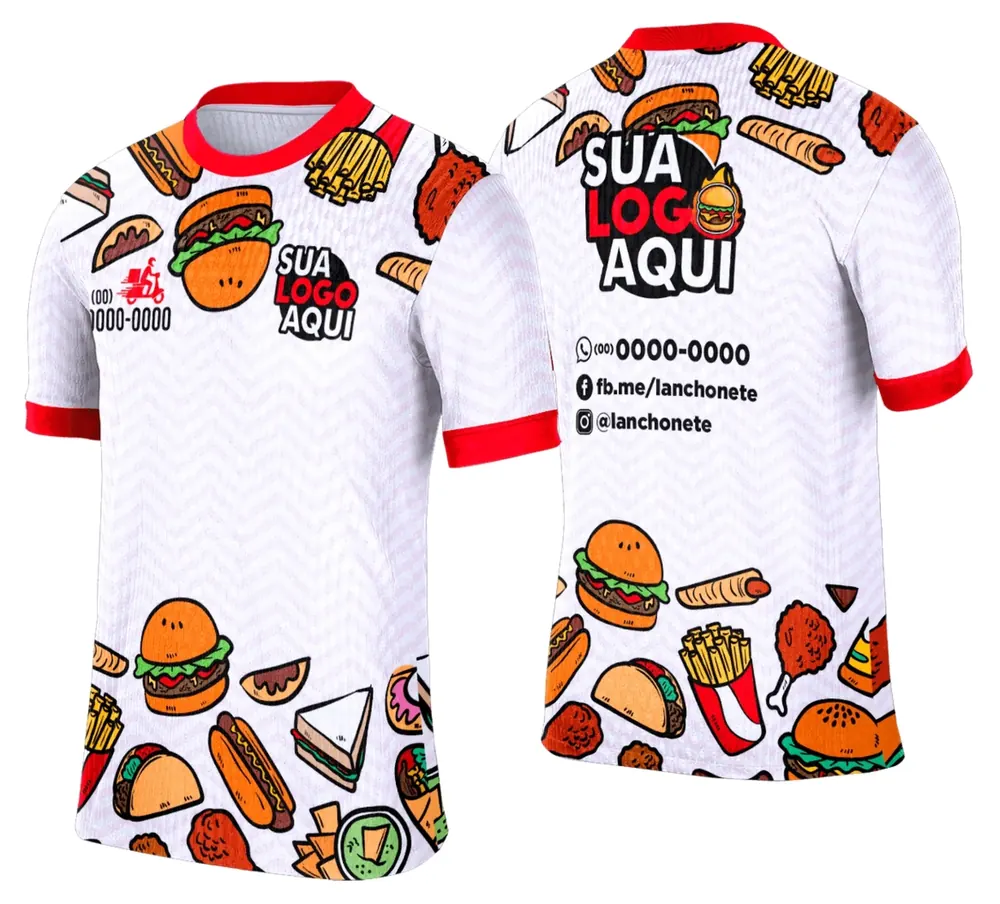 Camisa Lanche e Hamburgueria Modelo 002