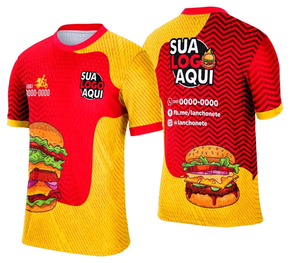 Camisa Lanche e Hamburgueria Modelo 023