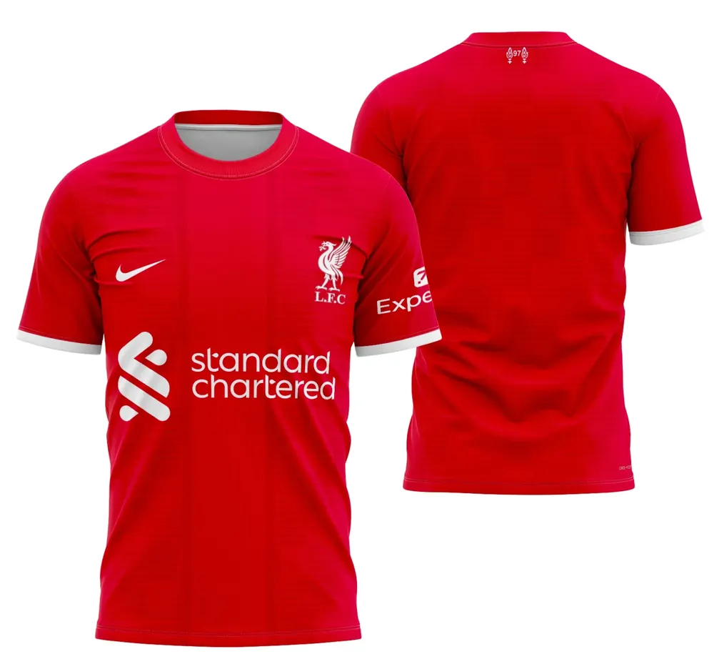 Arte Camisa Liverpool Concept 2023 - Modelo 1