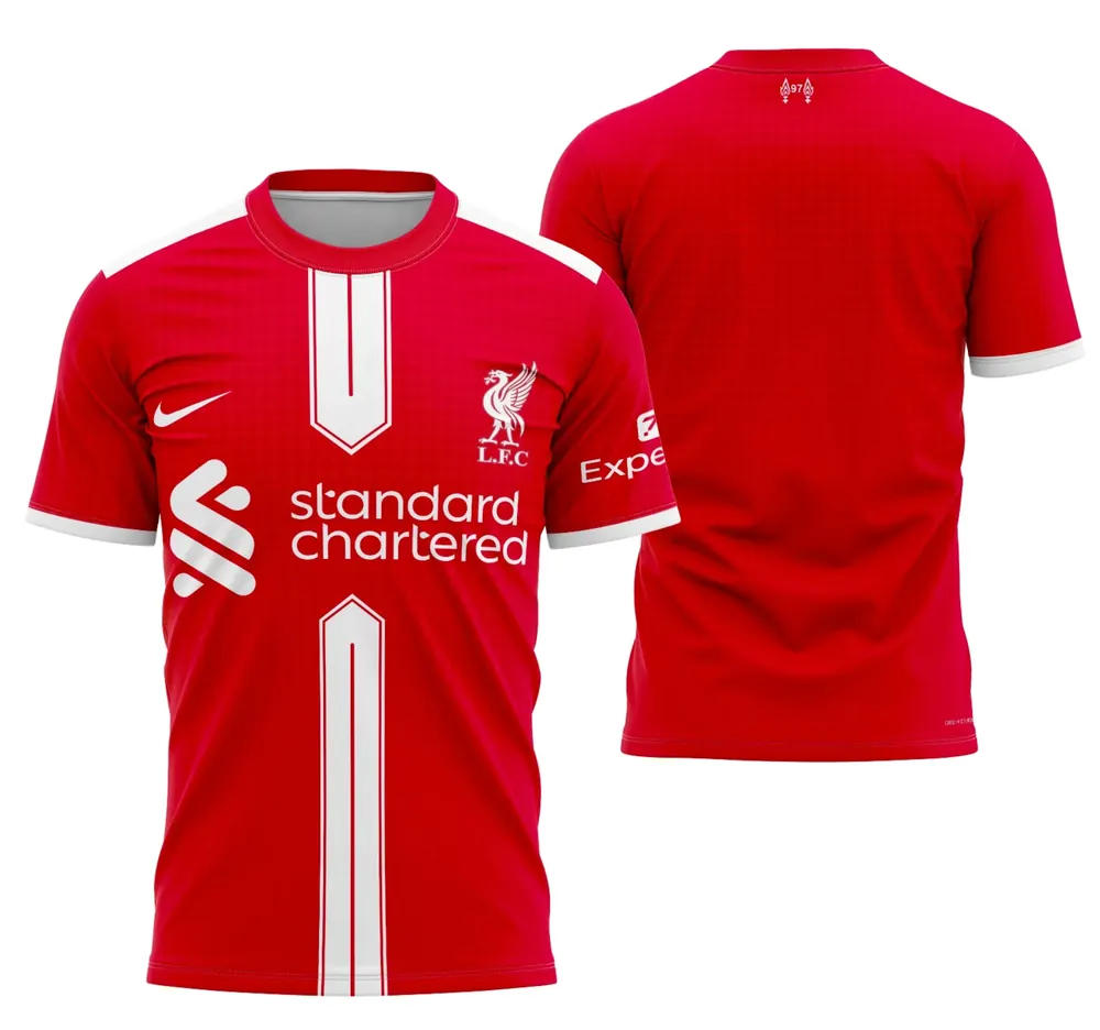 Arte Camisa Liverpool Concept 2023 - Modelo 2