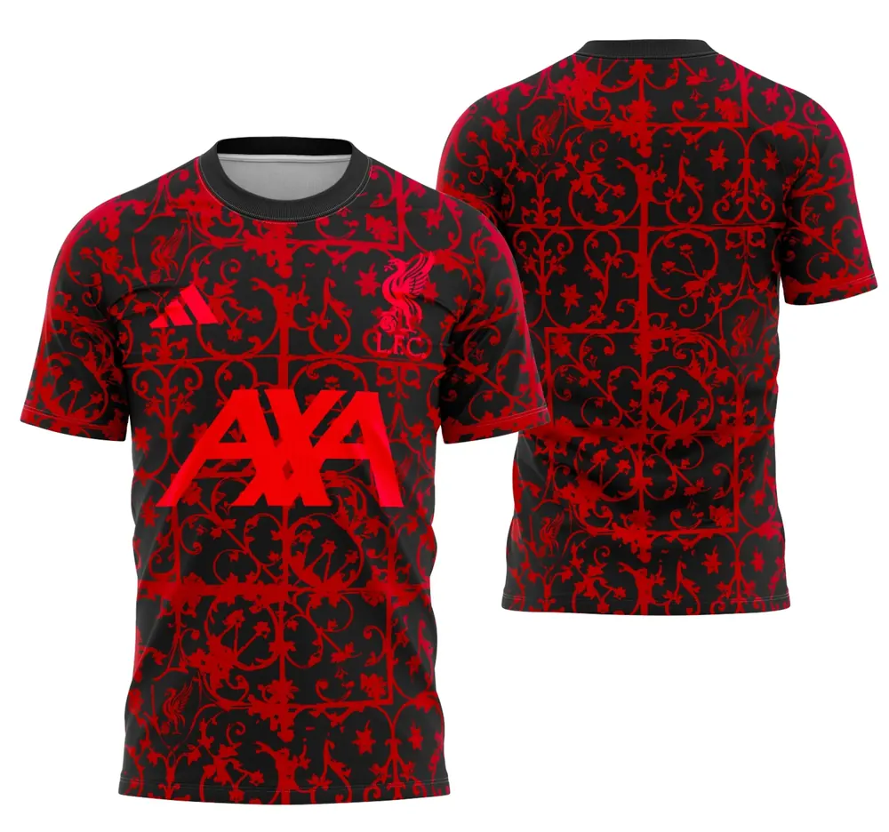 Arte Camisa Liverpool FC 25 - 26 Camisa Pré-jogo