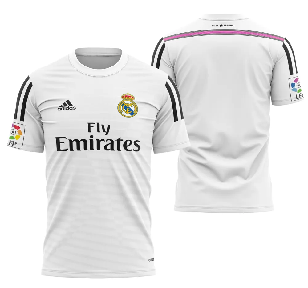 Arte Camisa Locais Do Real Madrid 2014-2015